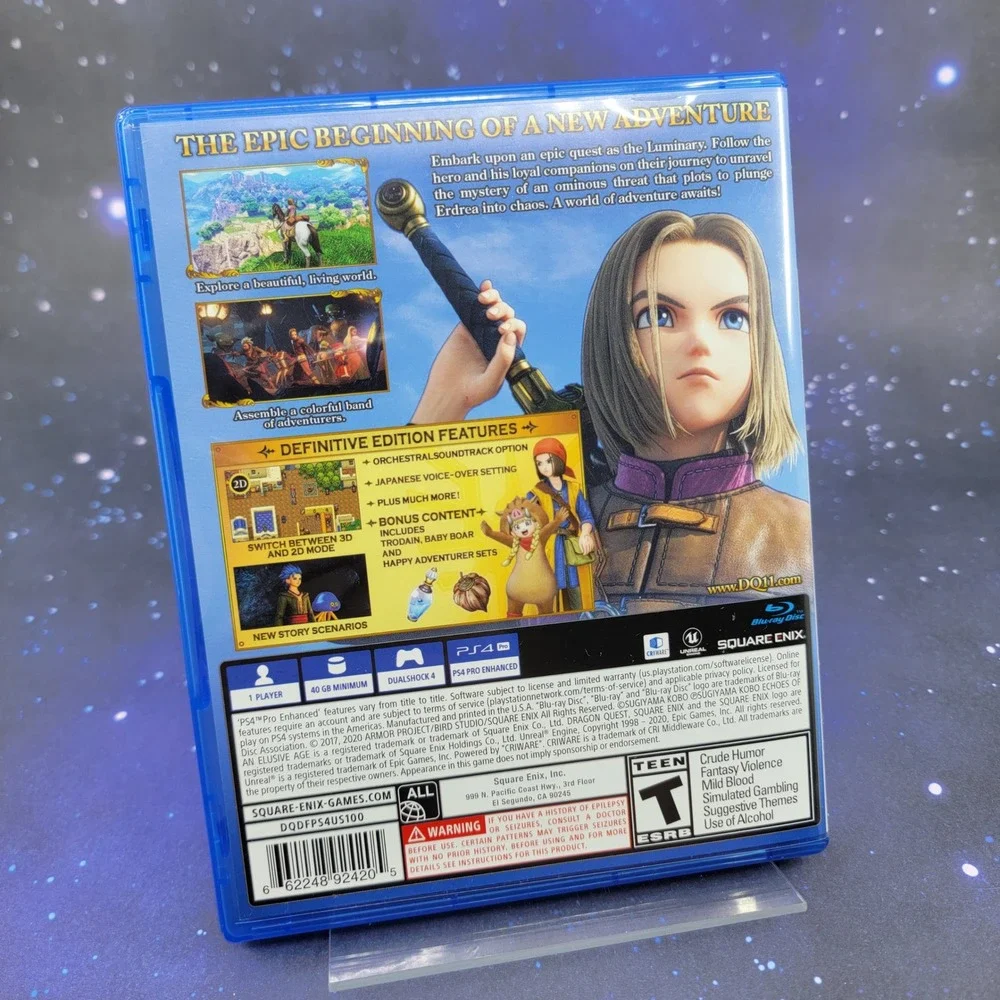 Dragon Quest XI S Echoes of an Elusive Age Definitive Edition Playstation 4 E